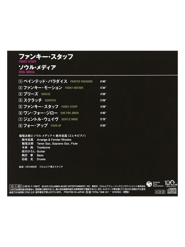Jiro Inagaki & Soul Media – Funky Stuff [CD Album]