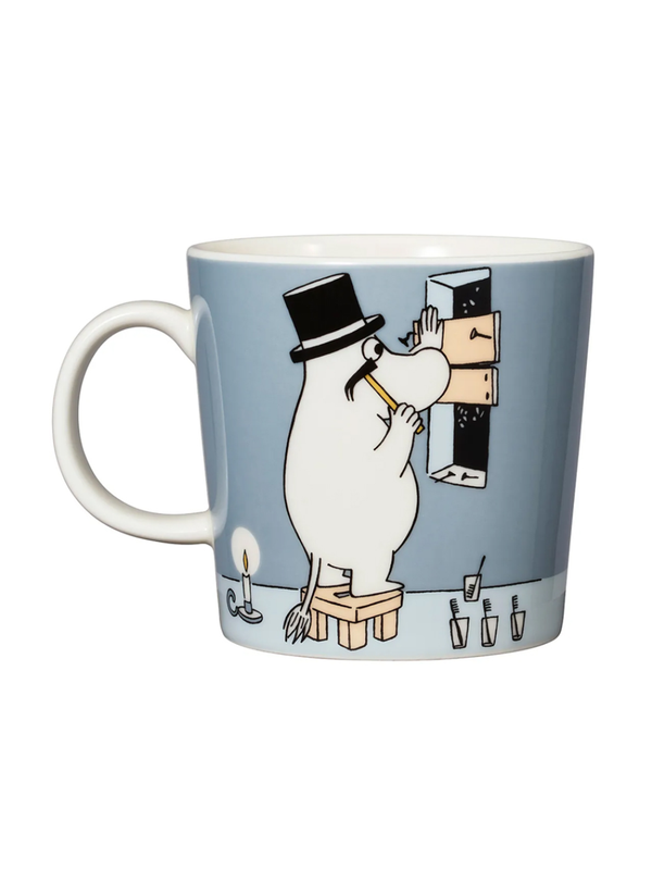 Moomin Classic Mug 0.3L 80th Anniversary Moominpappa Grey