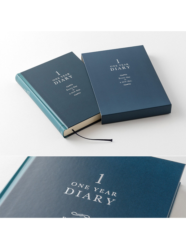 MIDORI 1 Day 1 Page Diary Blue - Daily Journal (12844006)