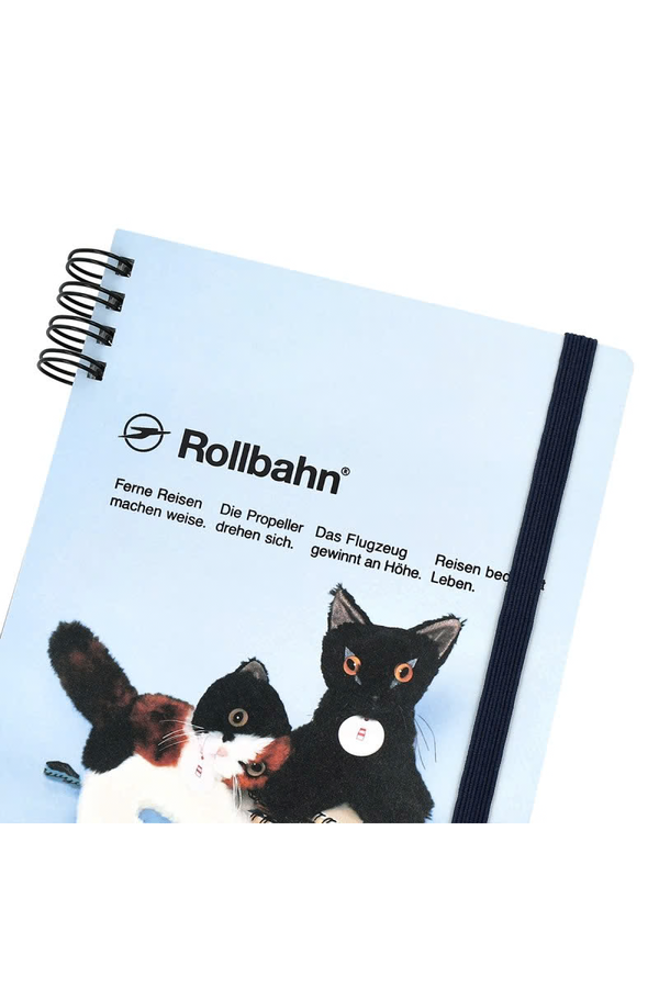 Rollbahn Flexible Life Log L Notebook Set – gyunyuya Cat Design
