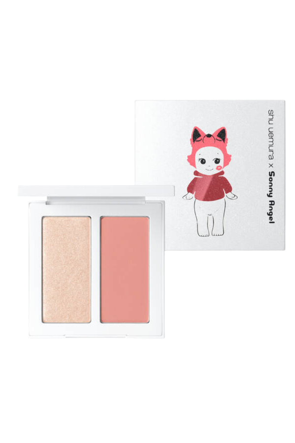 【Pre-Order】shu uemura × Sonny Angel 2026 Holiday Limited Edition Face Duo Highlight and Blush Duo