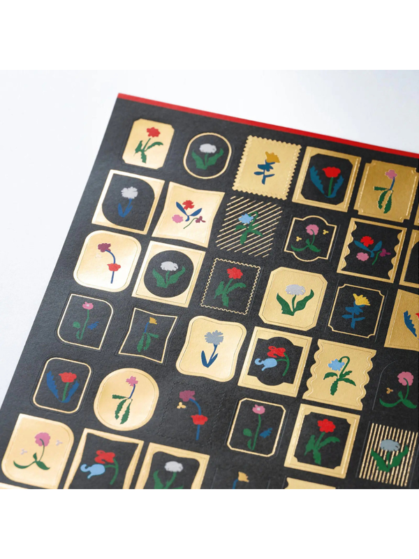 Hobonichi Yoshie Watanabe Petit Bloom Foil-Stamped Stickers