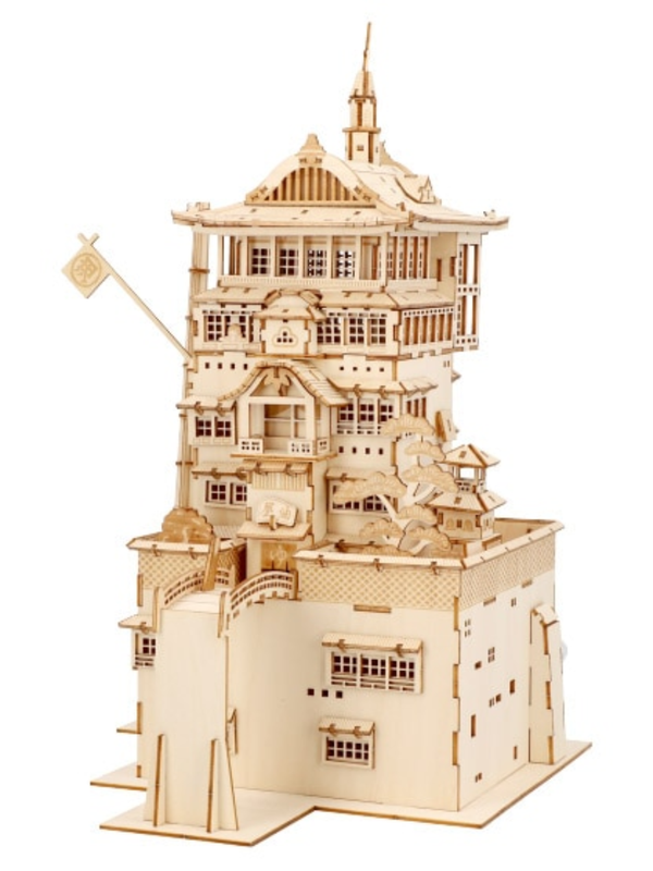 Spirited Away Yubaba’s Bathhouse Wooden 3D Puzzle