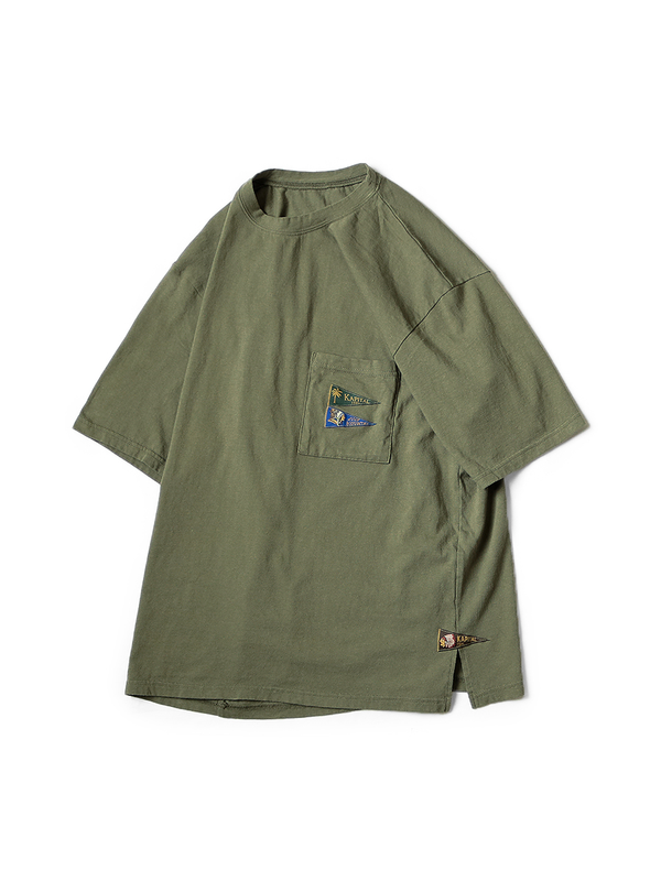 Kapital 20 Jersey Pennant T-shirt (3 flags)