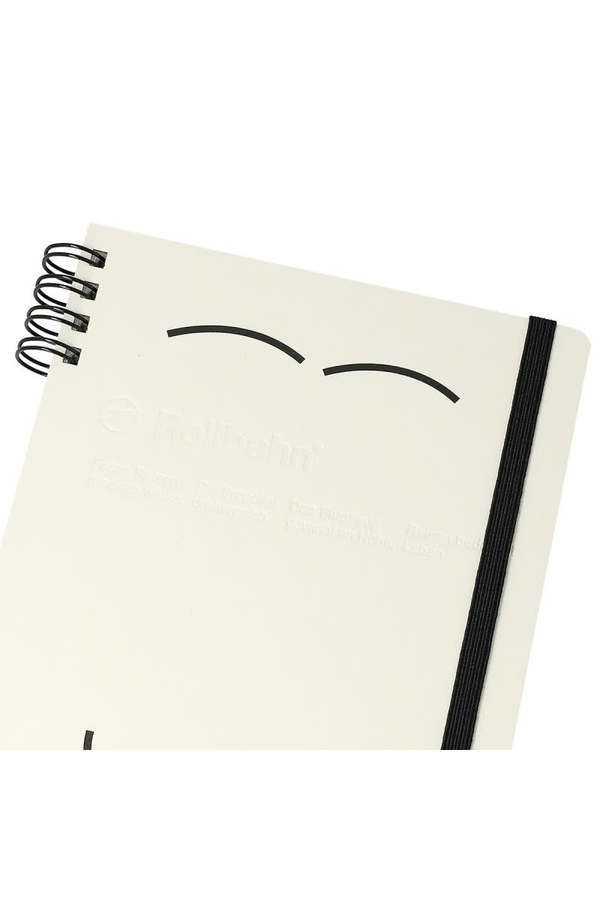 Rollbahn Flexible Life Log L Notebook Set – Masanao Hirayama Face Illustration Design