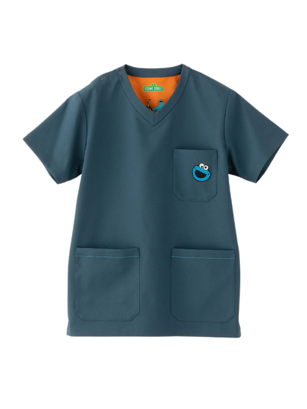 Scrub Canvas Club Sesame Street Unisex Scrub Top