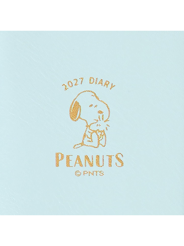 Peanuts Snoopy A6 Slim Diary 2027 Weekly Monthly Planner