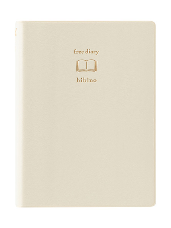 MIDORI hibino Free Daily Diary A6 - Ivory (15395006)