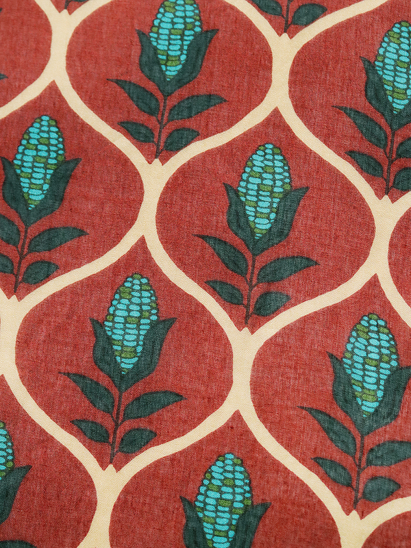 Kapital Rayon Disco Arabesque Pattern Scarves