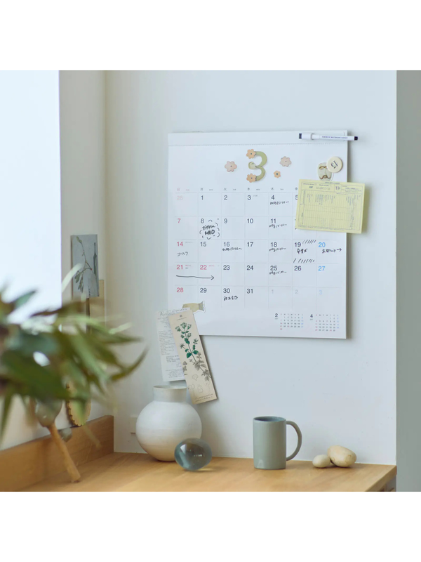 Hobonichi Whiteboard Calendar 2027 Full Size