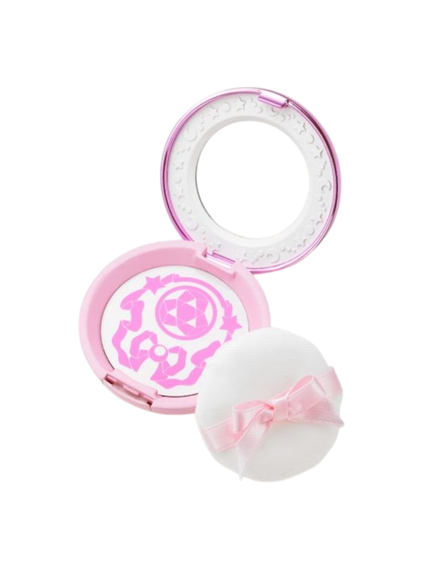 Sailor Moon R Miracle Romance Shining Moon Pressed Powder Compact 12g with Puff Mirror Case