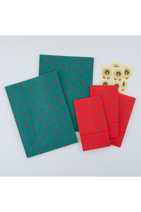Hobonichi MOTHER EarthBound Mr. Saturn Paper Gift Bags & Gold Sticker Set