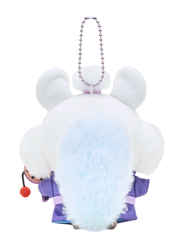 Chiikawa Pocket Edo Style Momonga Mascot Plush Keychain