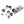 Load image into Gallery viewer, Fender Flagship Tokyo Limited Pick Tin Hokusai 351 Heavy Guitar Picks Set  12-Pack
