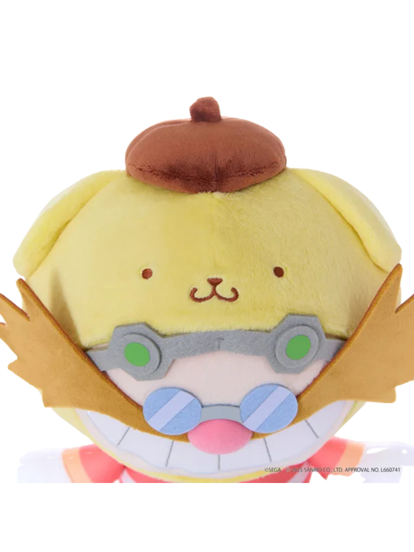 Sonic & Friends Sanrio Plush M Dr. Eggman x Pompompurin