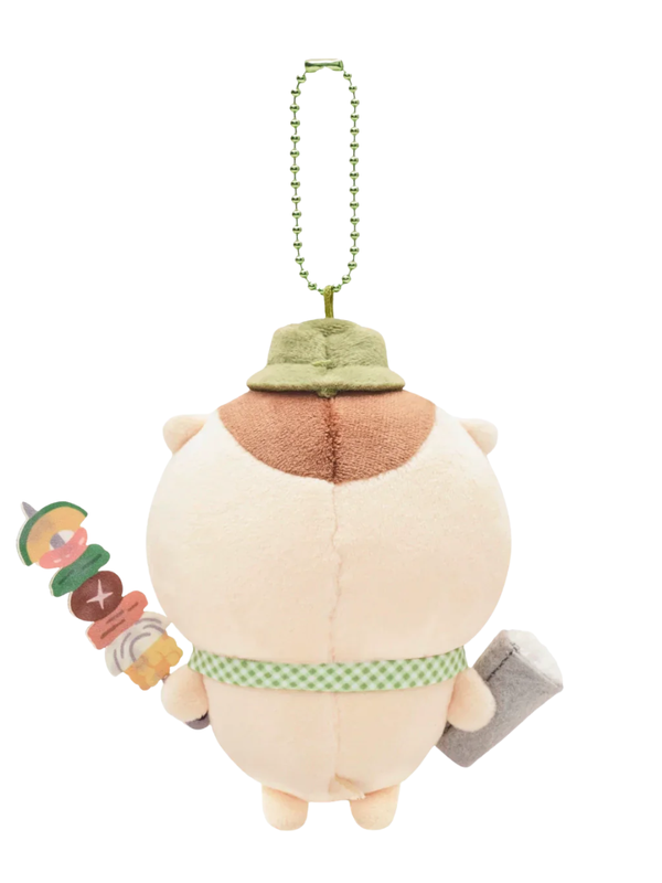 Chiikawa Pocket Picnic Style Kurimanju Mascot Plush Keychain