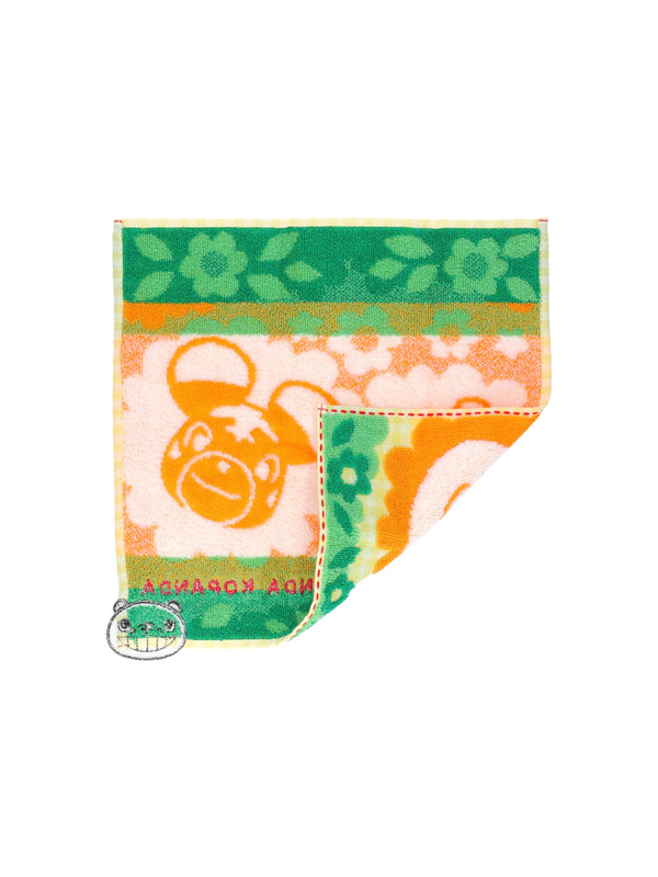 Panda Kopanda Applique Mini Towel Smiling Panda-chan and Tiger Cookie