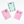 Load image into Gallery viewer, Hobonichi Yumi Kitagishi White Cat Mini Letter Set
