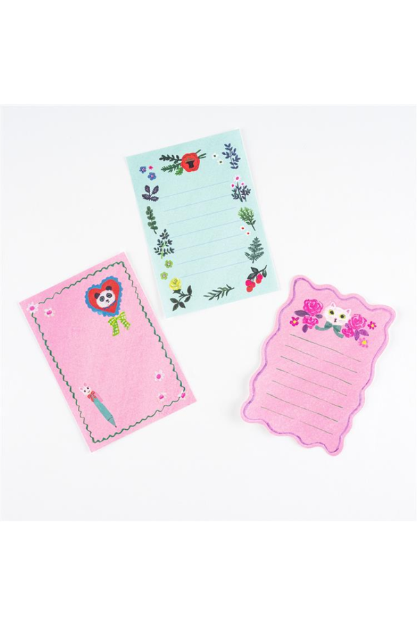 Hobonichi Yumi Kitagishi White Cat Mini Letter Set