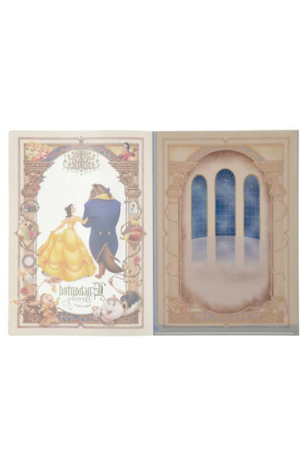 Disney Beauty and the Beast 35th Anniversary Clear File Folder