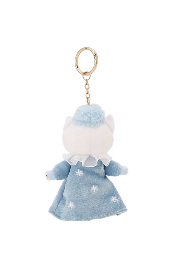 Afternoon Tea Yumi Kitagishi White Cat Plush Keychain