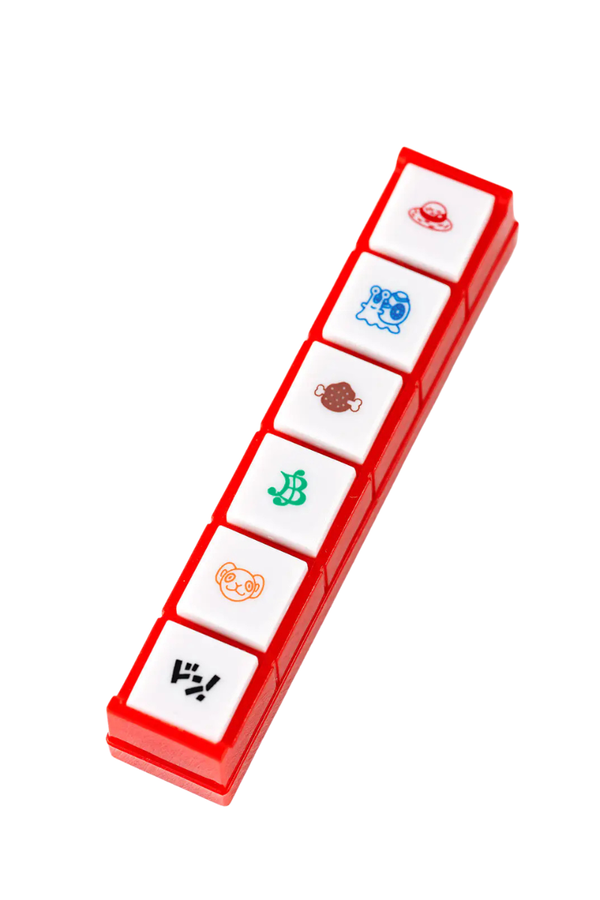 Hobonichi ONE PIECE Pochitto 6 Self-Inking Stamp Set