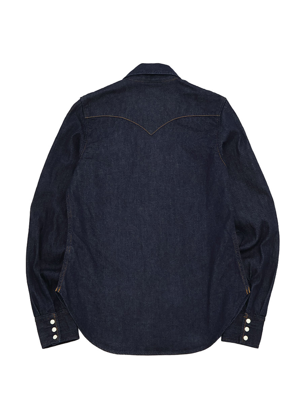 Kapital 8oz Denim Western Shirt (L;s)