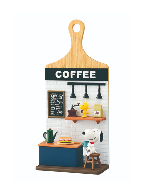 Snoopy Miniature Board Figure Set – Peanuts Collectible Display Boards, 6pcs Box