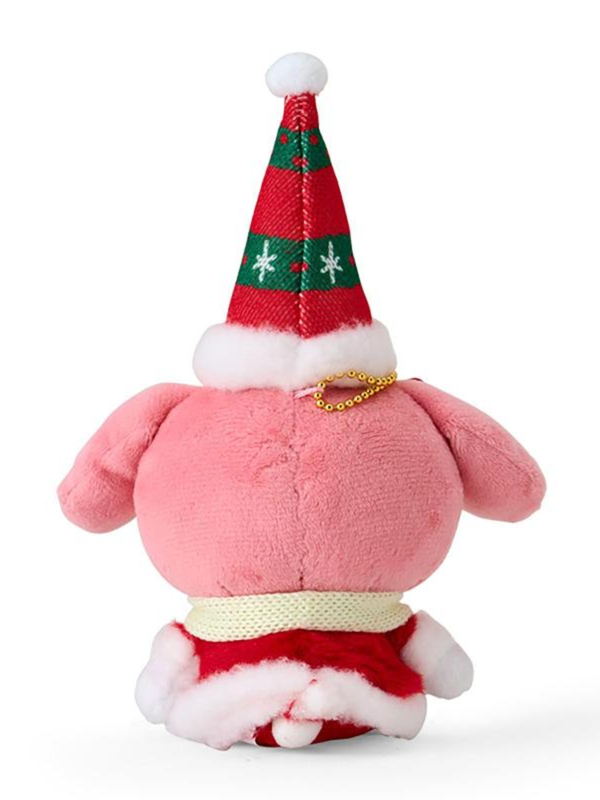 Sanrio My Melody Christmas Mascot Holder Plush Charm