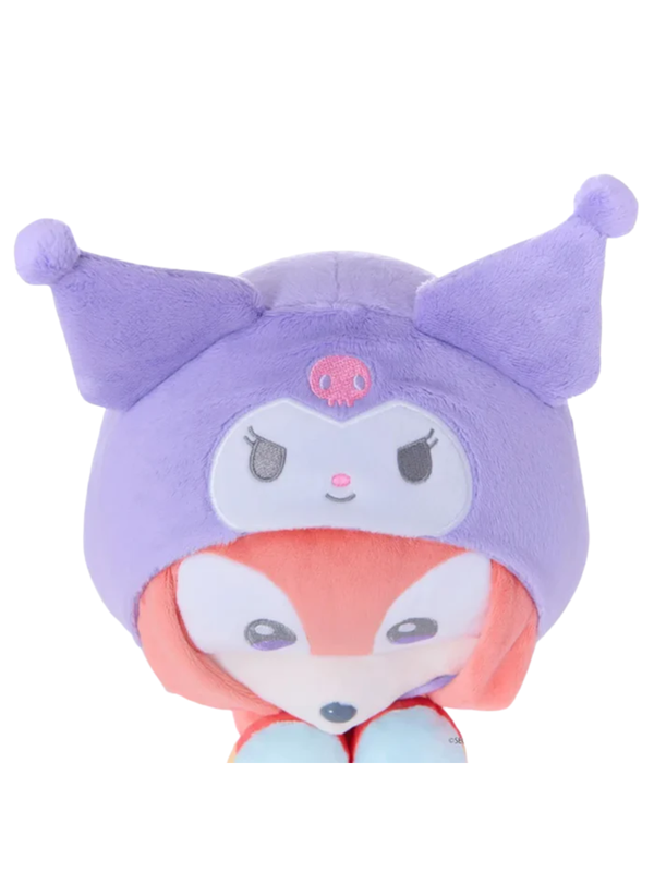 Sonic & Friends Sanrio Plush M Knuckles x Kuromi