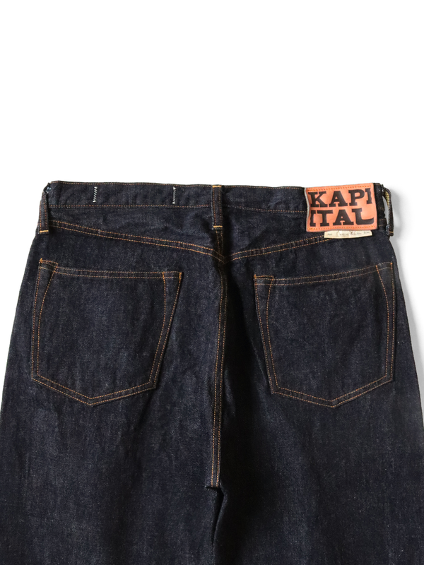 Kapital 13.5oz Zimbabwe Denim 5-Pocket Monkey TH Pants