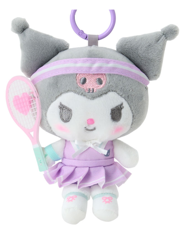 Sanrio Kuromi Tennis Club Mascot Holder SANRIO GIRLS' TENNIS CLUB