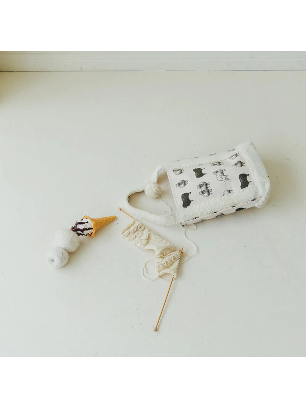 Hobonichi Miknits Baguette Tote for Knitters Sheep