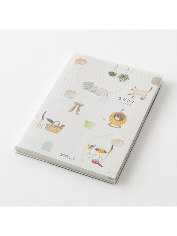 Midori 2027 A6 Cat Diary – Monthly & 2-Week Planner 22443006