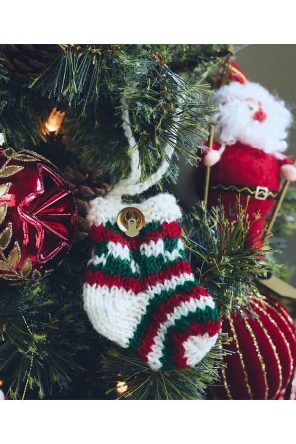studio CLIP Christmas 2026 Hand-Knit Wool Christmas Tree Ornament