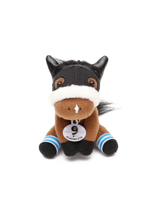 Idol Horse Almond Eye Plush Toy S Size with Ball Chain – 2020 Japan Cup Nine Crown Version