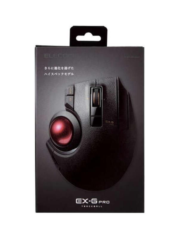 ELECOM EX-G PRO Thumb Trackball Mouse M-XPT1MRBK