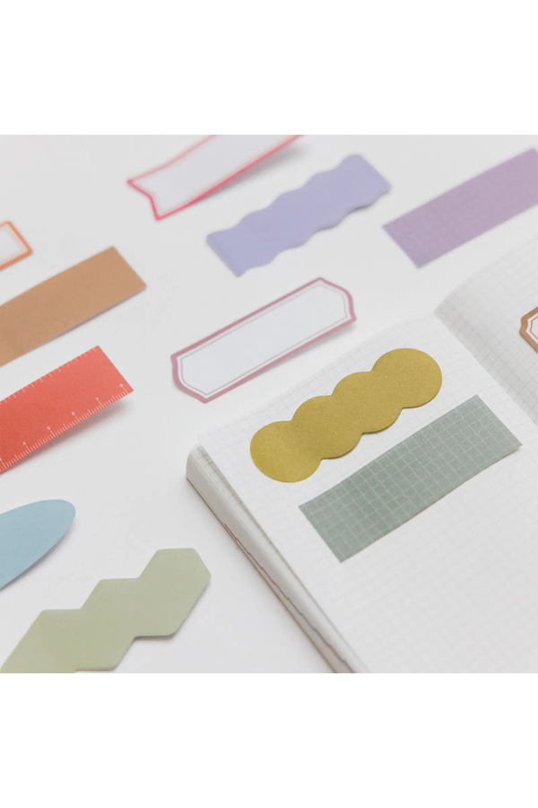 Hobonichi TSUKI no IRO Sticky Notes Frame Shapes Guide