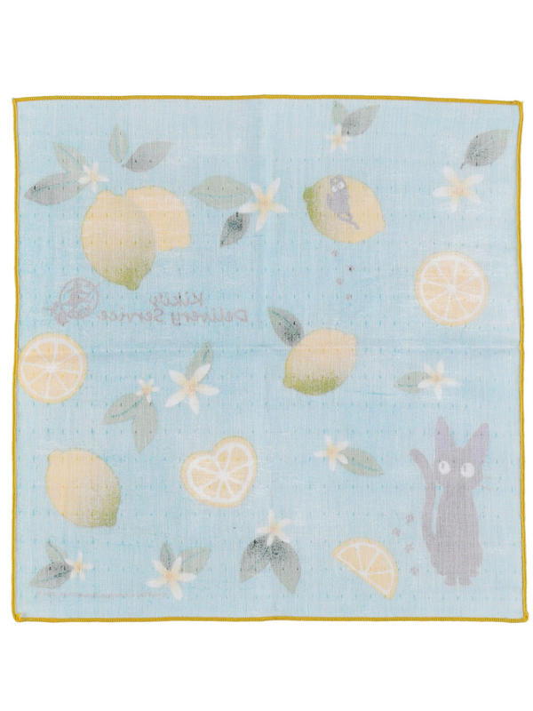 Kiki’s Delivery Service Gauze Handkerchief Lemon Design