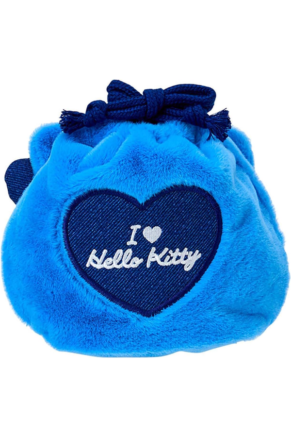 Sanrio Hello Kitty Face Drawstring Pouch – Blue