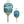 Load image into Gallery viewer, Spirited Away Haku Riding Dragon Oval Bamboo Hand Fan
