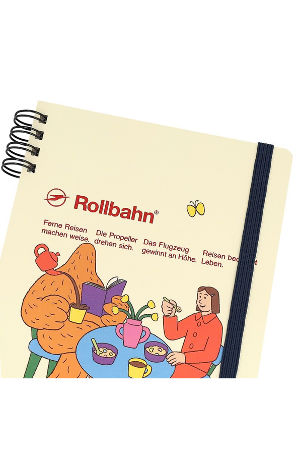 Rollbahn Flexible Life Log L Notebook Set – Midori Nakajima Illustrated Design