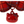Load image into Gallery viewer, Sanrio Hello Kitty Candy Red Ribbon Keychain
