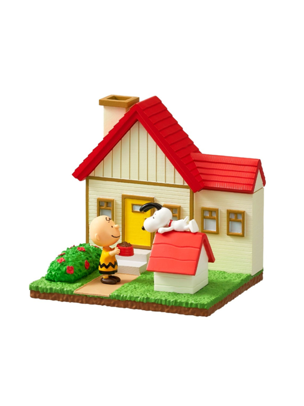 SNOOPY Sweet Little Home Miniature House Figure Set (6pcs Box)