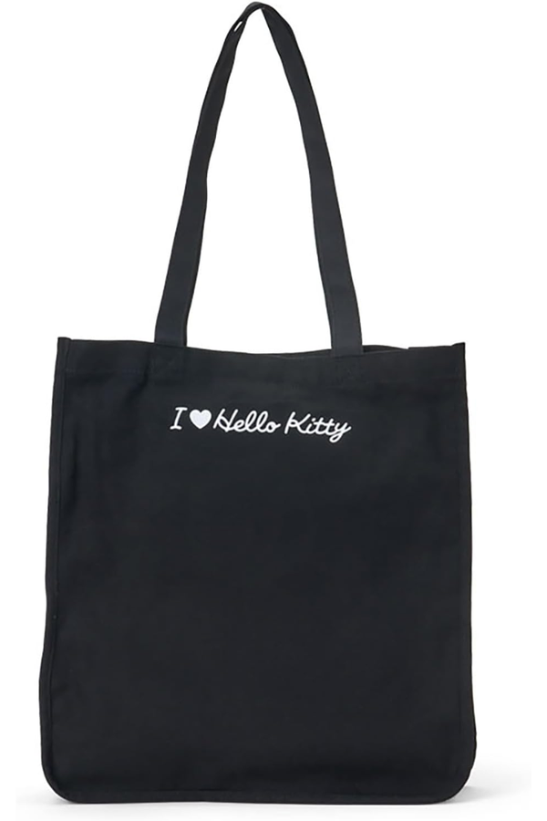 Sanrio Hello Kitty I Love Hello Kitty Black Tote Bag