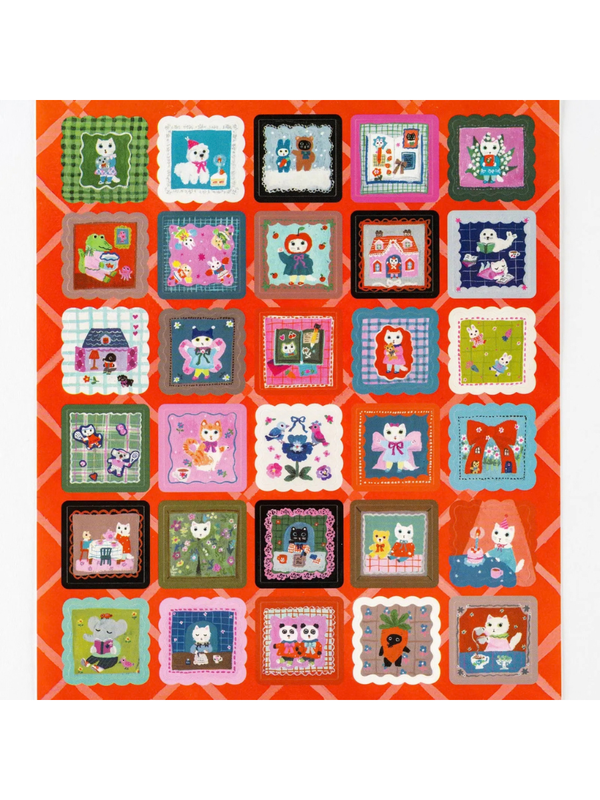 Hobonichi Yumi Kitagishi White Cat Daily Life Planner Stickers