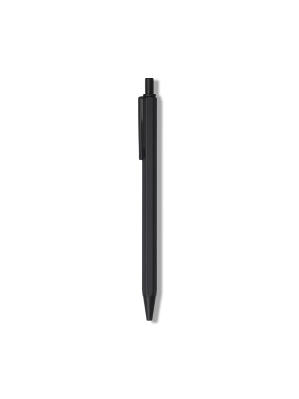 MUJI Aluminum Hexagon Ballpoint Pen 0.7mm Needle Tip