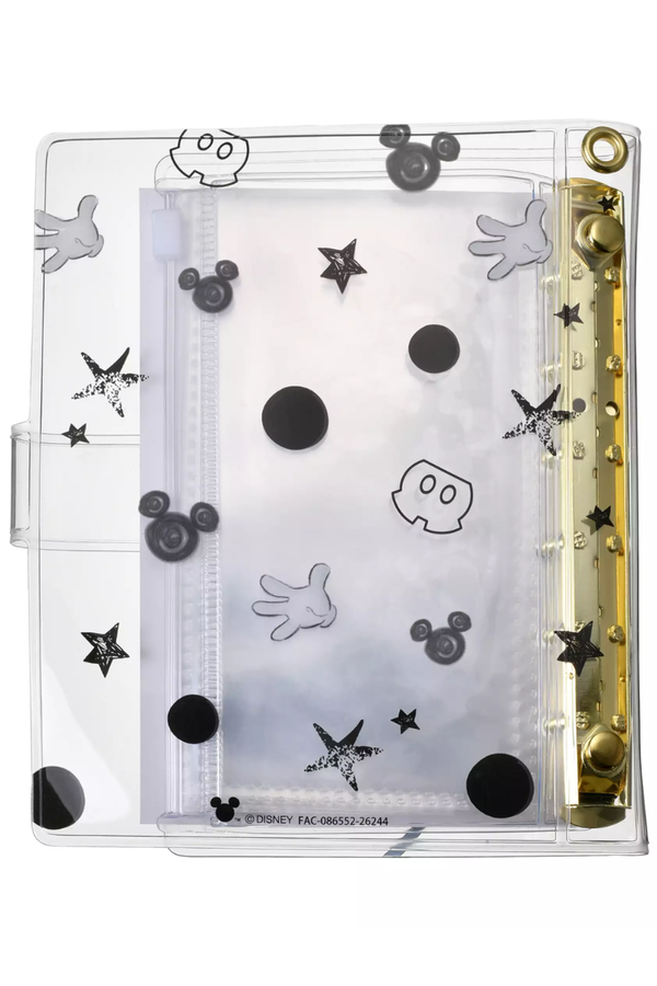 Disney Mickey Mouse 6-Ring Sticker Binder with Clear Cover