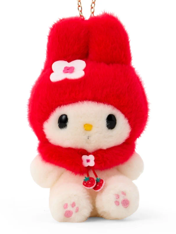 My Melody Mascot Bag Charm Plush Keychain