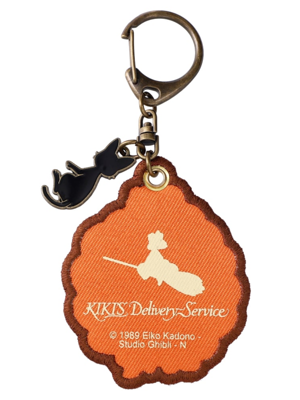 Kiki’s Delivery Service Embroidered Keychain Bread Wreath